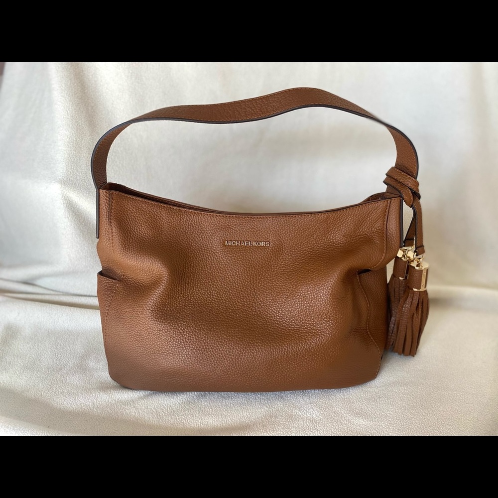 Michael Kors Pebbled Leather Shoulder Bag